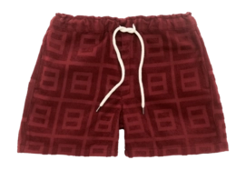 Kurze Hose Burgundy Terrance Terry Herren