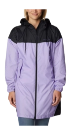 Jacke Columbia Flash Challenger Long Windbreaker Women Frosted Purple