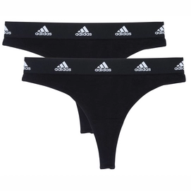 Ondergoed Adidas Women Thong Black (2 Pack)-M