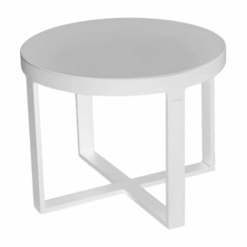 Bijzettafel Borek Force Alu Wit Ø 58 x 45 cm