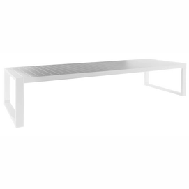 Tuintafel Borek Vitoria Alu Wit 400x100x75cm