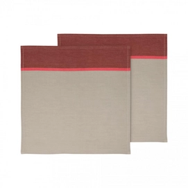 Servet Remember Raspberry (Set van 2)