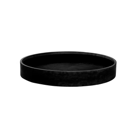 Bloempot Pottery Pots Natural Max Low XXL Black 100 x 14 cm
