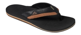 Slipper Reef Men Cushion Dawn Black Tan
