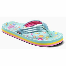 Flip Flops Reef Ahi Kids Love Rainbow-Schuhgröße 35