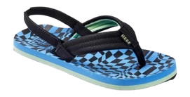 Tongs Reef Enfant Little Ahi Swell Checkers