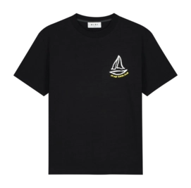 T-Shirt Olaf Hussein Homme Lost at Sea Black-S