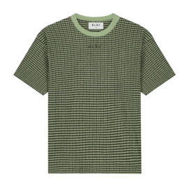 Tee Olaf Women Seersucker Green Check