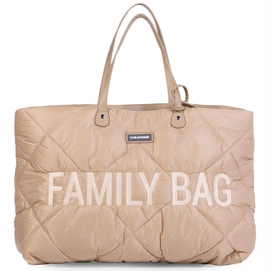 Wickeltasche Childhome Family Bag Puffered Beige
