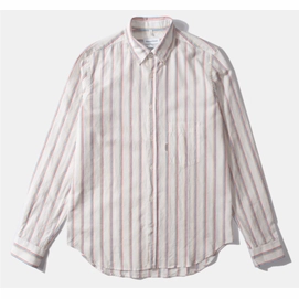 Shirt Edmmond Studios Men Day Shirt Stripes Plain Off White