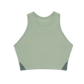 Tanktop On Running Movement Crop Damen Moss Ivy