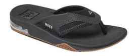 Slipper Reef Kids Fanning Black Silver 2023
