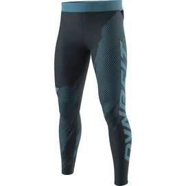 Hardloopbroek Dynafit Men Ultra Graphic Long Tights Blueberry Storm Blue