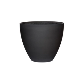 Bloempot Pottery Pots Refined Jesslyn S Volcano Black 50 x 44 cm