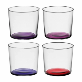 Verre Tumbler L.S.A. Coro Purple/Violet 310 ml (Lot de 4)