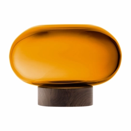 Vase L.S.A. Oblate Amber/Orange 19,5 cm