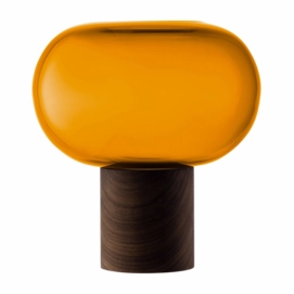 Vase LSA Oblate Ambre/Orange 21,5 cm