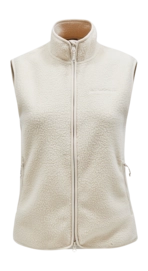 Bodywarmer Peak Performance Women Pile Vest Sand Fog