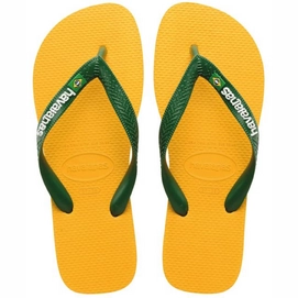 Flip Flops Havaianas Unisex Brasil Logo Pop Yellow