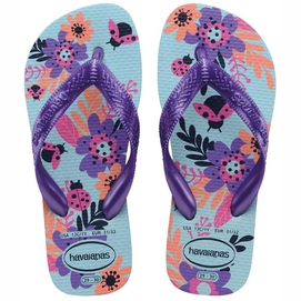 Flip Flops Havaianas Flores Kids Blue Water-Schuhgröße 33 - 34