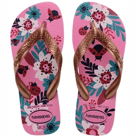 Flip Flops Havaianas Flores Kids Pink Lemonade-Schuhgröße 23 - 24