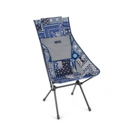 Camping Chair Helinox Sunset Chair Blue Bandanna Quilt