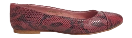 Ballerina JJ Footwear Dubrovnik Red Fußbreite G-Schuhgröße 38