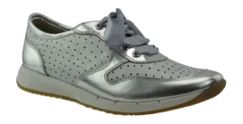 Sneaker JJ Footwear San Jose Silber Fußbreite H-Schuhgröße 40