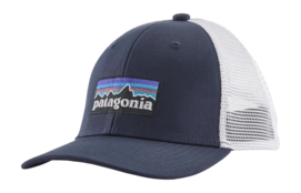 Pet Patagonia Kids Trucker Hat P-6 Logo Navy Blue