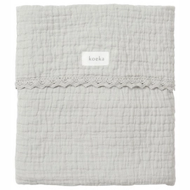 Ledikantdeken Koeka Lace Elba Grey Wave