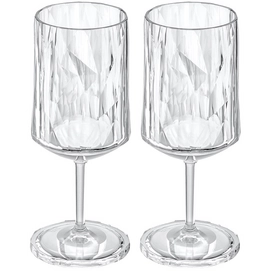 Weingläser Koziol Superglas Club No. 04 300 ml Transparent (Set von 2 Stück)