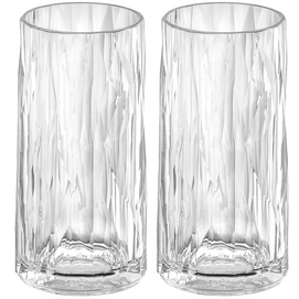 Waterglas Koziol Superglas Club No. 08 300 ml Transparant (Set van 2)
