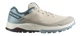 Wandelschoen Salomon Women OUTRISE GTX Feather Gray Stone Blue Stargazer