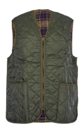 Bodywarmer Barbour Homme Quilted Waistcoat/Zip-In Liner Olive Classic-Taille 38
