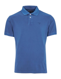 Polo Barbour Men Washed Sports Marine Blue