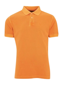 Polo Barbour Hommes Washed Sports Acid Orange