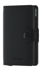 Portemonnee Secrid Miniwallet Vegan Soft Touch Black