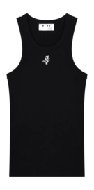 Tank Olaf Women Rib Top Black