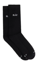 Socken Olaf Hussein Mini Logo Herren Black/White