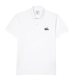 Polo T-Shirt Lacoste x Netflix Men PH7057 White Shadow & Bone