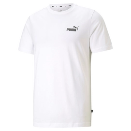 T-shirt Puma Homme Essentials Small Logo Tee White