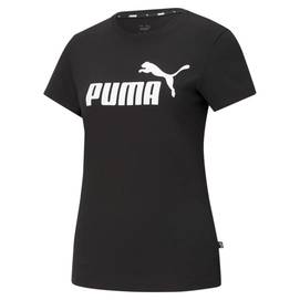 T-Shirt Puma Essentials Logo Tee Damen Black-M