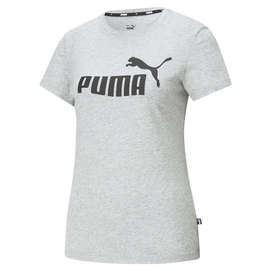 T-Shirt Puma Essentials Logo Tee Damen Gray-XS