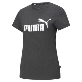 T-Shirt Puma Essentials Logo Tee Damen Dark Gray-L