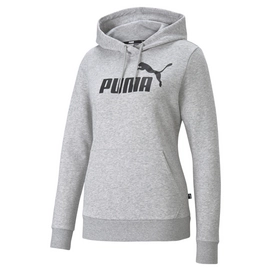 Pullover Puma Essentials Logo Hoodie FL Damen Gray-XS