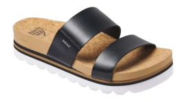 Slipper Reef Cushion Bounce Vista Hi Black Damen