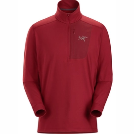 Trui Arc'teryx Men RHO LT Zip Neck Bordeaux