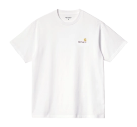 T-Shirt Carhartt WIP S/S American Script Herren White
