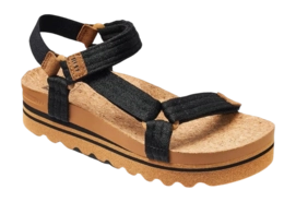 Sandaal Reef Women Cushion Rem Hi Black