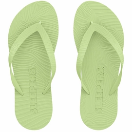 Slipper Sleepers Women Slim Wide Strap Sap Green